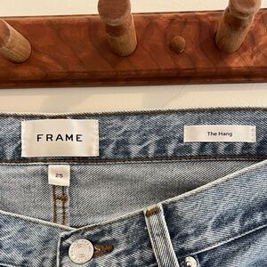FRAME The Hang Light Blue Johanna Wash Jeans Size 25